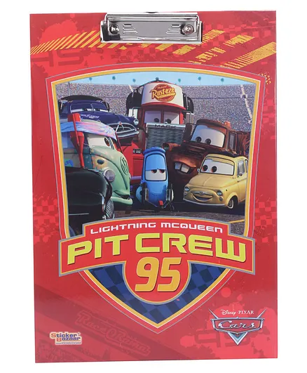 Disney Pixar Cars Pit Crew 95 Exam Clipboard