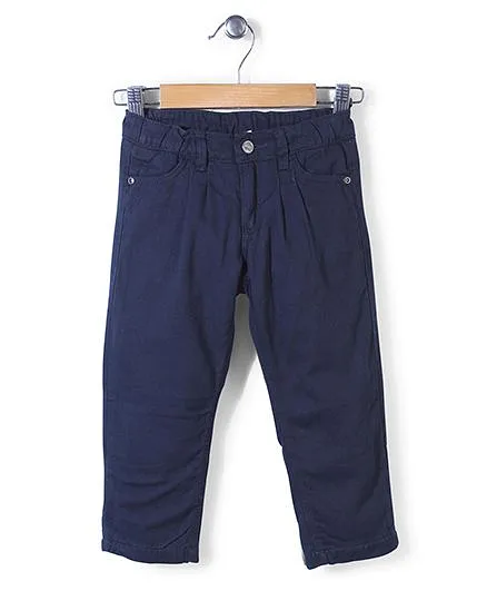 Sela Full Length Pants - Dark Navy