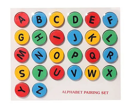 Little Genius Wooden Alphabet Pairing Set Capital-to-Small - Multicolor