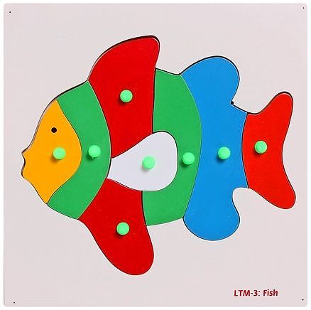 Little Genius - Wooden Fish Puzzle