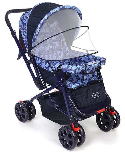 Babyhug Walk Stroller (Blue) Strollers 