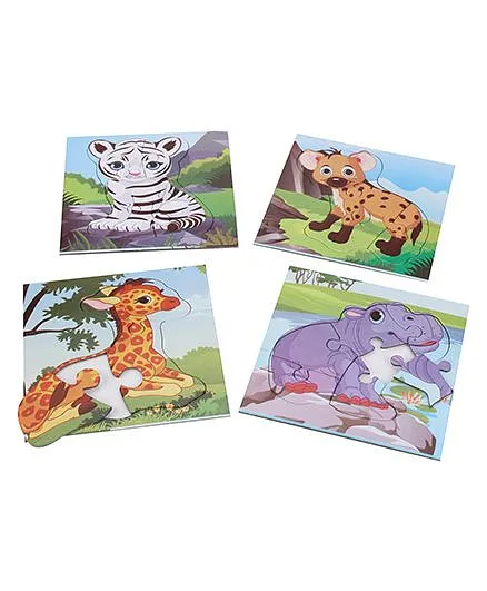 Anindita Toys Fun With Puzzles - Baby Animals
