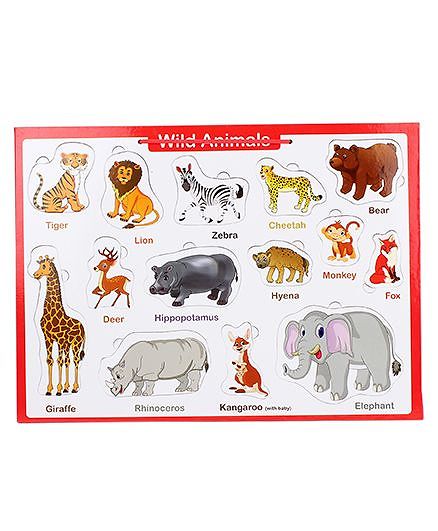 Anindita Toys Puzzles - Wild Animals