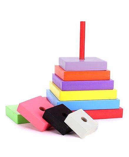 Anindita Toys Stacking Square Towers - 9 Pieces