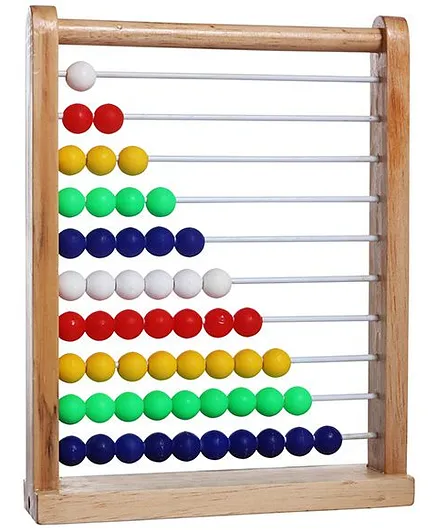 Little Genius Wooden Abacus Toy - Multicolour
