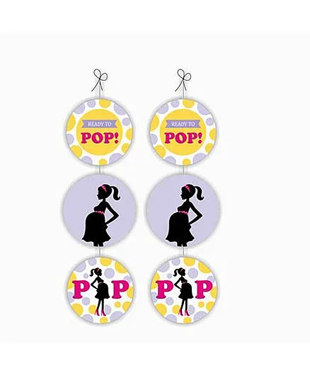 Prettyurparty Ready to POP Baby Shower Danglers
