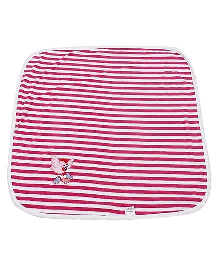 Tinycare Striped Towel - Pink