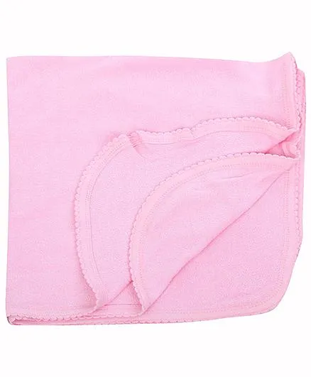 Tinycare Plain Bath Towel - Pink