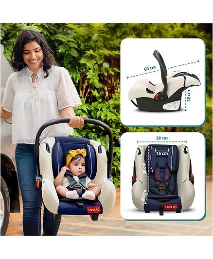 LuvLap Infant Baby Car Seat Cum Carry Cot With Rocker And Canopy ... LuvLap Infant Baby Car Seat Cum Carry Cot With Rocker And Canopy ...
