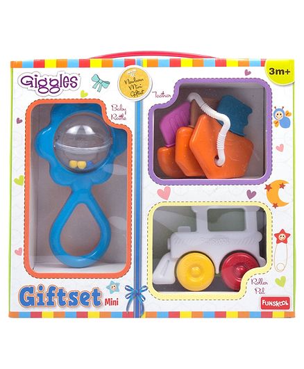 Funskool Giggles Rattle Combo - Set Of 3 (Color May Vary)