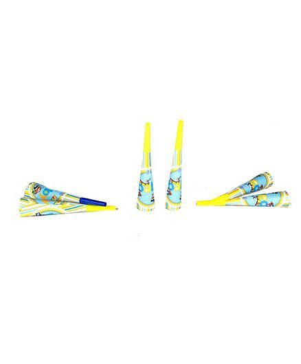 Funcart Welcome Baby Boy Horns - Pack of 6