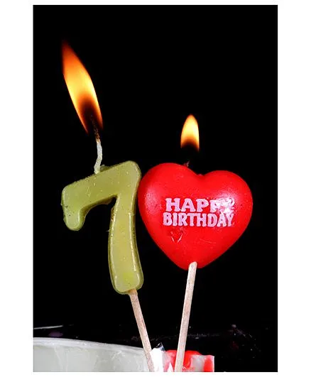 Funcart Number 7 Pick Style Candle