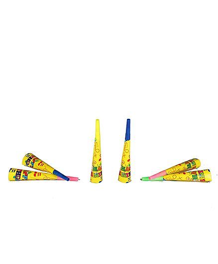 Funcart Colorful Horns - Pack of 6