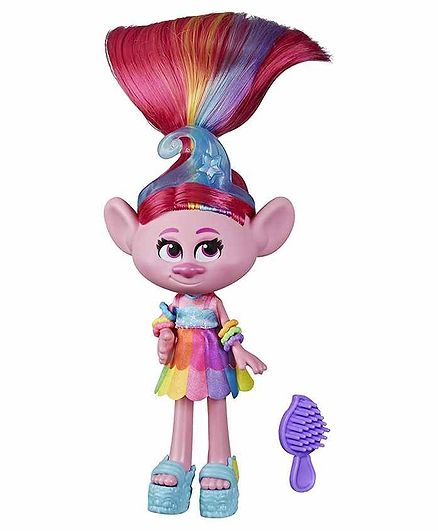 Trolls Glam Poppy Fashion Doll with Accessories Multicolor - Height 23 cm