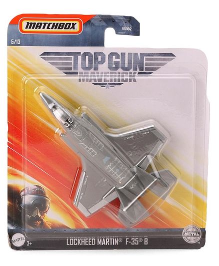 Matchbox Die Cast Free Wheel Lockheed Martin Plane Toy - Multicolor