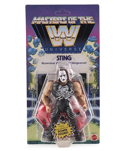 WWE Sting Mysterious Vegilante of Vengeance Action Figure Black - Height 14 cm