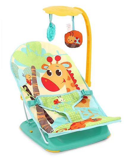 Mastela Fold Up Infant Seat with Hanging Toys - Blue