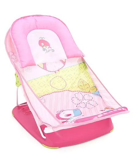 Mastela Deluxe Baby Bather Whale Print - Pink
