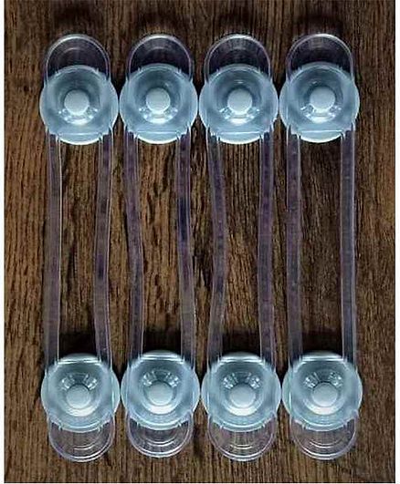 Blossom Child Proofing Multi Utility Latch Pack of 4 - Grey
