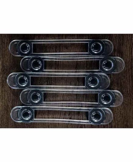 Blossom Child Proofing Multi Utility Waterproof Latch Pack of 5 - Black