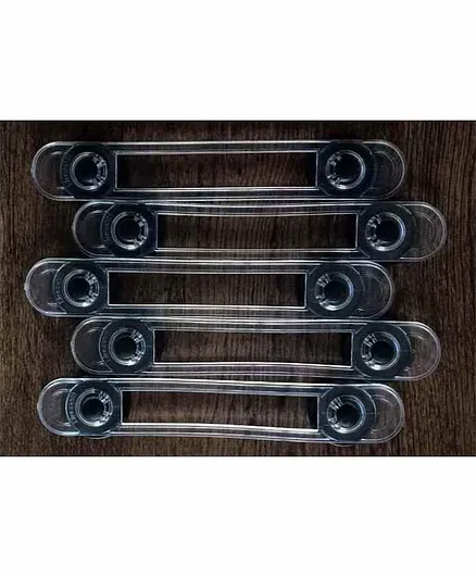 Blossom Child Proofing Multi Utility Waterproof Latch Pack of 5 - Black