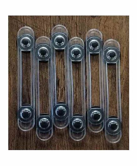 Blossom Child Proofing Multi Utility Waterproof Latch Pack of 6 - Black