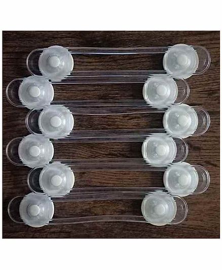 Blossom Child Proofing Multi Utility Latch Pack of 6 - White