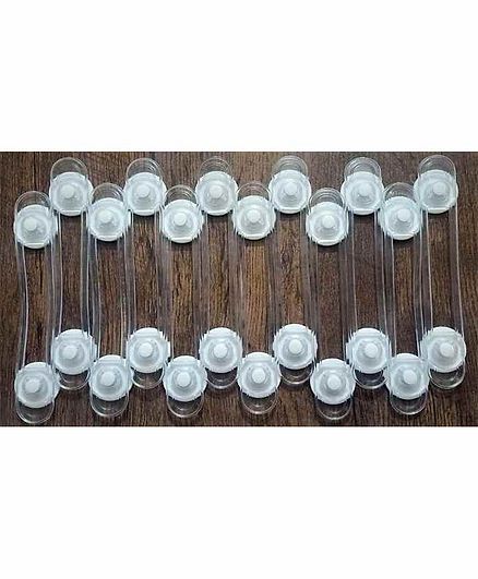 Blossom Child Proofing Multi Utility Latch Pack of 12 - White