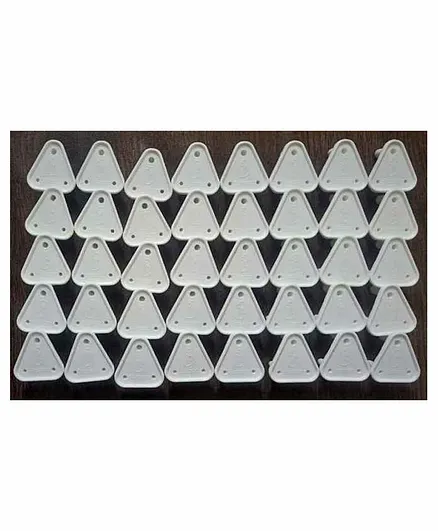 Blossom Electrical Socket Cover Pack of 40 - Grey