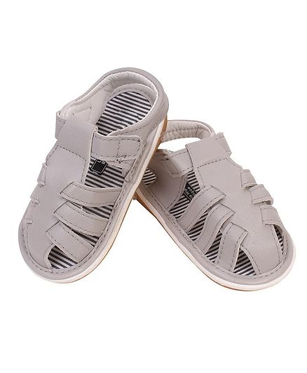 Little Hip Boutique Solid Sandals - Grey