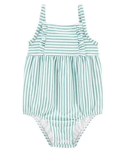 Carter's Striped 1-Piece Swimsuit - Blue