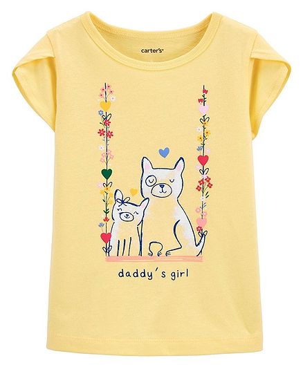 Carter's Dog Jersey Tee - Yellow