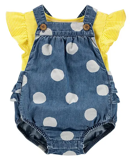 Carter's 2-Piece Tee & Bubble Romper Set - Blue