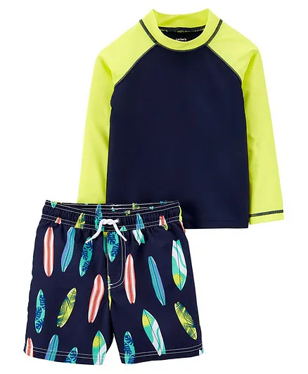 Carter's Colorblock Rashguard - Navy Blue
