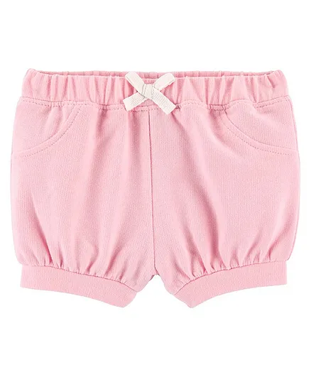 Carter's Pull-On French Terry Shorts - Pink