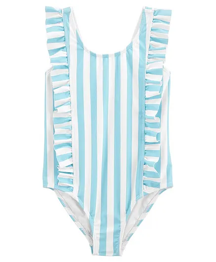 Carter's Striped 1-Piece Swimsuit - Blue
