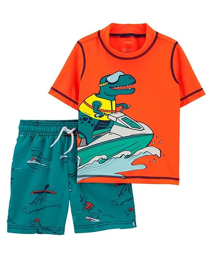 Carter's Rashguard Set - Red