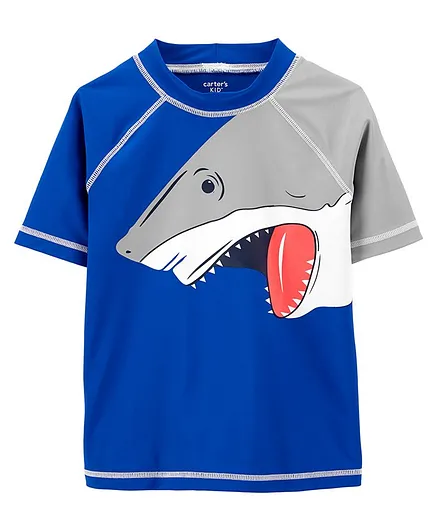 Carter's Shark Rashguard - Blue