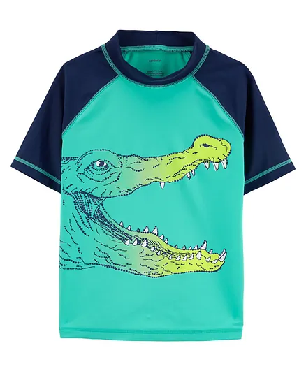 Carter's Alligator Rashguard - Blue