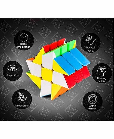 Yamama Windmill Rubik Cube - Multicolour