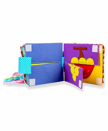 Octo Fruit Flip Flap Activity Toy - Multicolor
