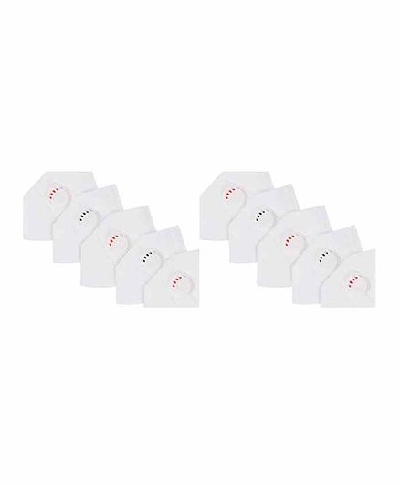 Yellow Bee KN95 Respirator Face Mask White - Pack of 10
