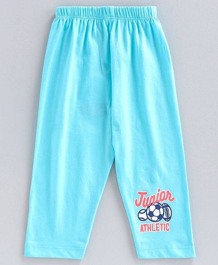 Tango Full Length Pajamas Junior Print - Blue