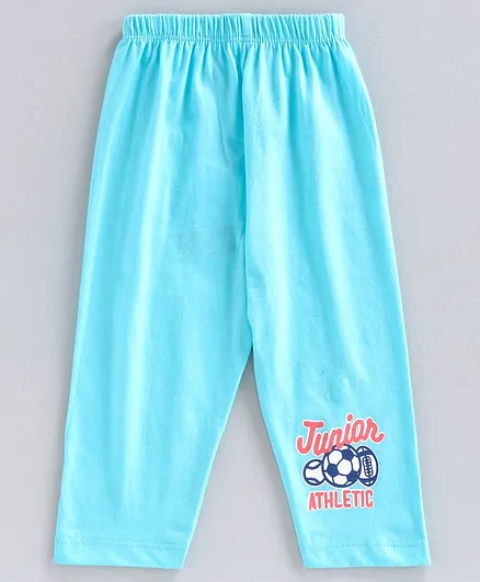 Tango Full Length Pajamas Junior Print - Blue