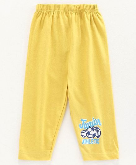 Tango Full Length Pajamas Junior Print - Yellow