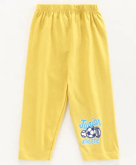 Tango Full Length Pajamas Junior Print - Yellow