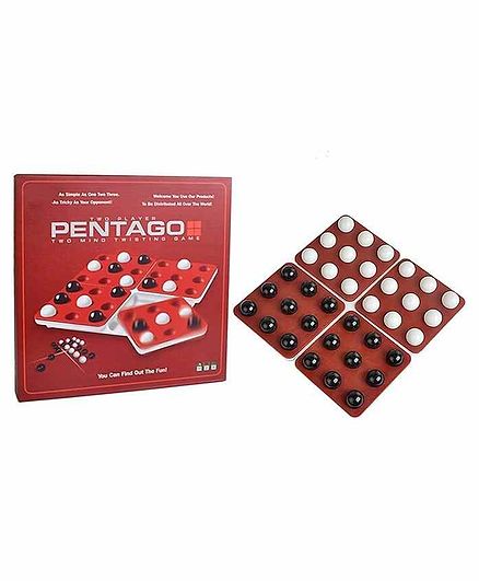 Rls Solutions Pentago Two Mind Twisting Board Game - Red Black