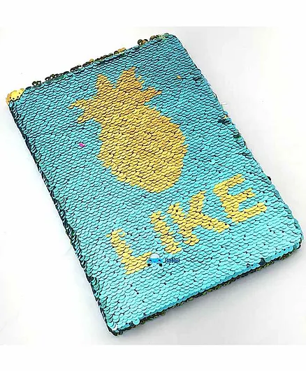 FunBlast Sequin Design Flip Diary - 80 Pages