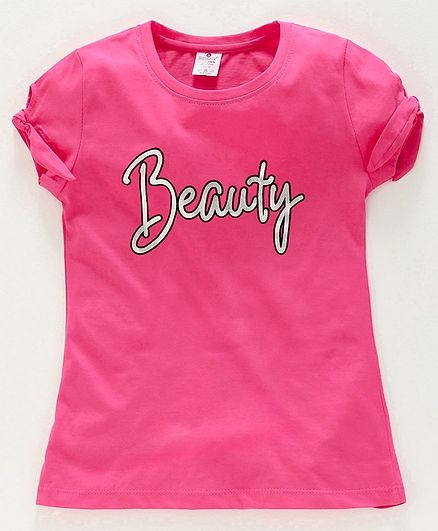 Smarty Short Sleeves Top Beauty Print - Pink