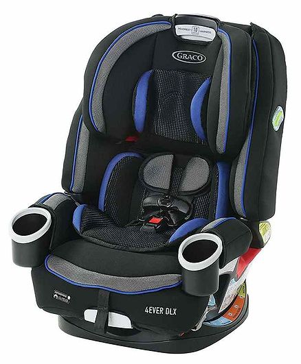 Graco 4 Ever DLX 4 in 1 Car Seat - Blue Black